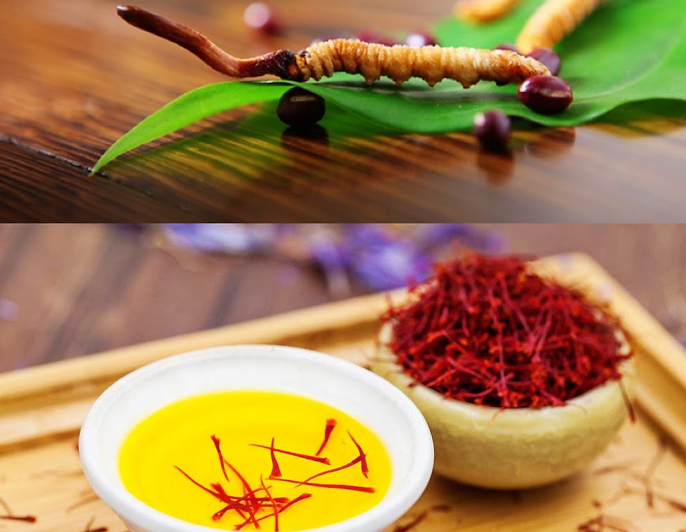 Tibetan medicine Cordyceps Sinensis and Saffron