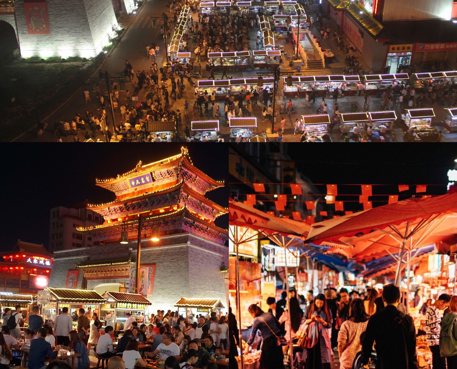 Night markets in China