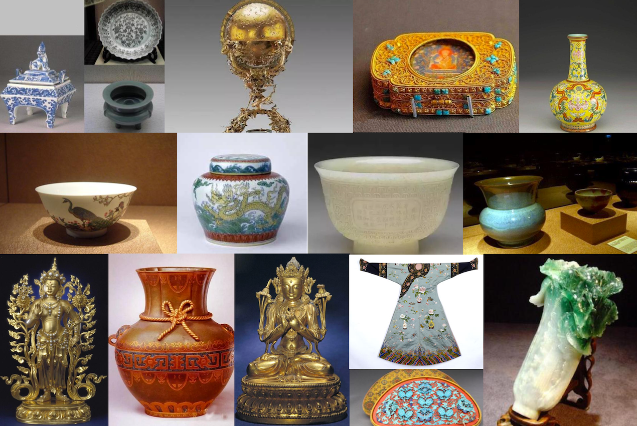 Valuable collections at Forbidden city