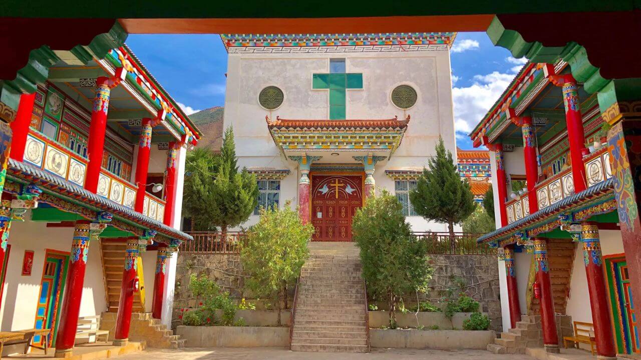 Tibet's historic Catholic Church