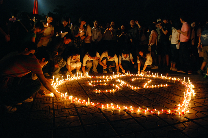 2008 Sichuan Earthquake Victimes Candle Memorial