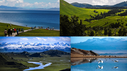 Northern Xinjiang: Sayram Lake, Narat Grassland, Bayanbulak Grassland and Swan Lake