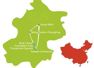 Beijing Walking Tour Map