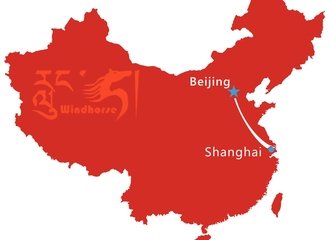 Beijing Shanghai Tour Map