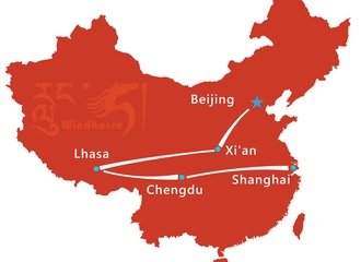 Explore China Tour Route