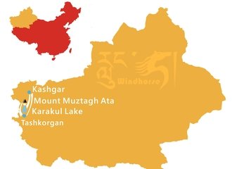 Kashgar Trekking Tour Route