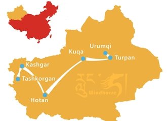 Silk Road Adventure Tour Route
