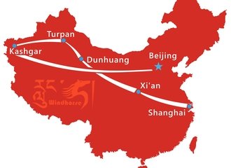 Tour Route of Silk Road Explorer