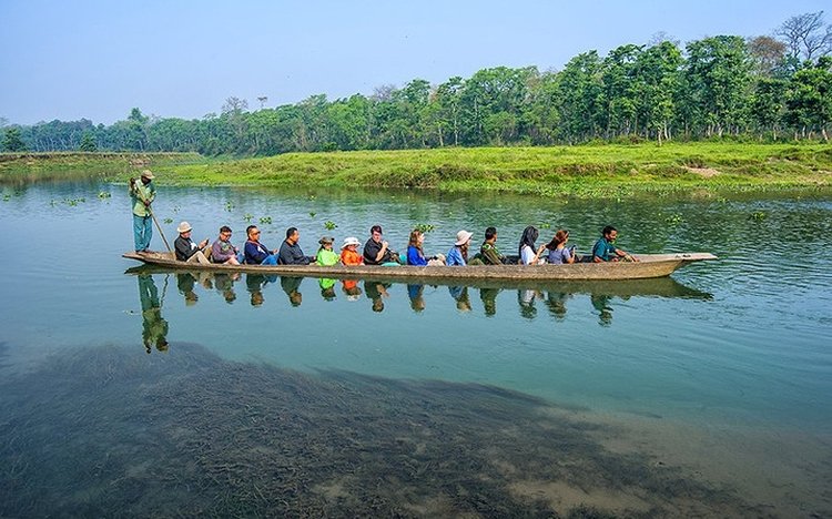 Boat ride Chitwan park
