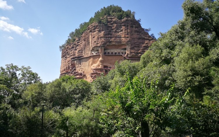 Maijishan Grottoes in Tianshui on a Silk Road Tour