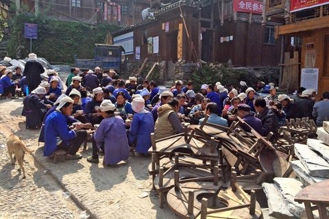 local people in Dali Dong Village Guizhou