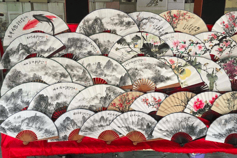 Paper fans at Fuli old town
