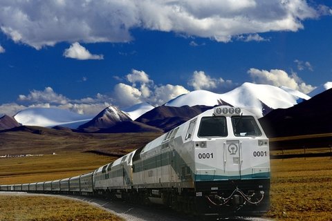 Qinghai to Tibet railway from Beijing to Lhasa