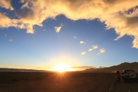 Sunrise on Tibetan Plateau